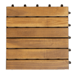 6-Slat Acacia Decking Tiles