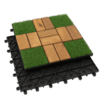 Wood & Grass Cross Pattern