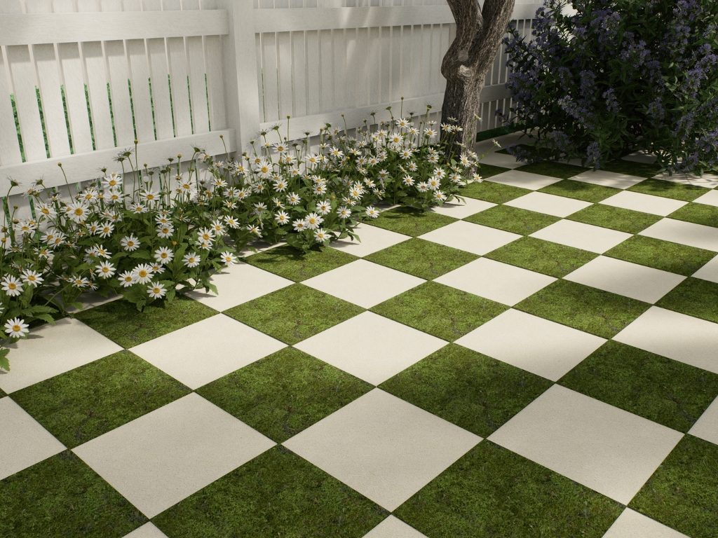artificial grass deck tiles supplier