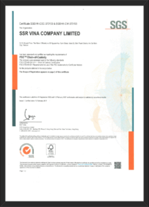FSC - CHAIN OF CUSTODY